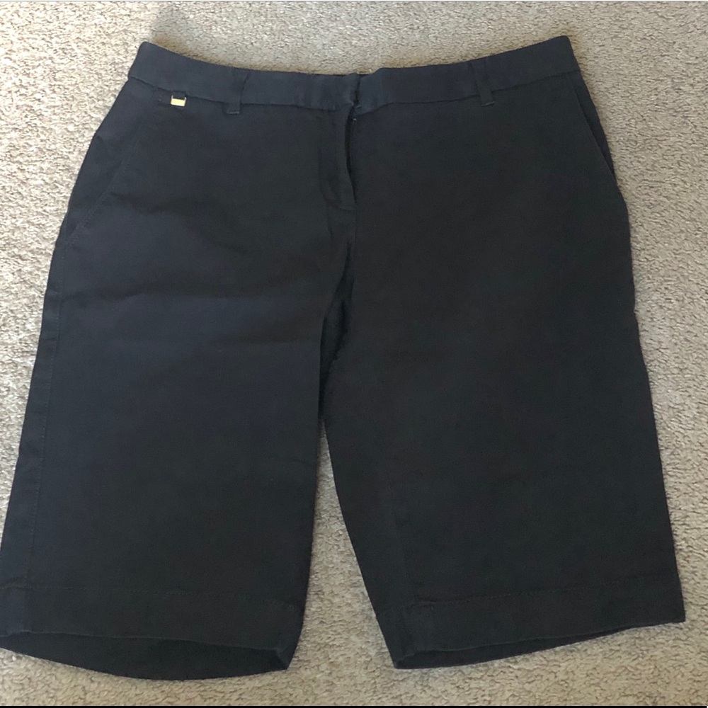 White House Black Market Black Bermuda Shorts